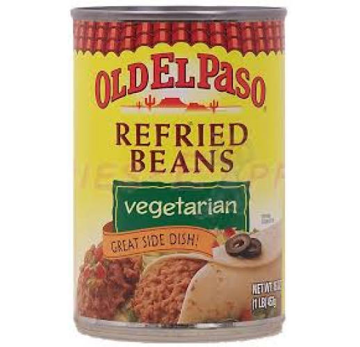 OLD EL PASO REFRIED BEANS VEG 16OZ